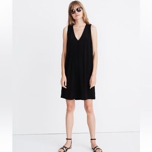 Madewell Black Heather Button Down Dress (Medium)